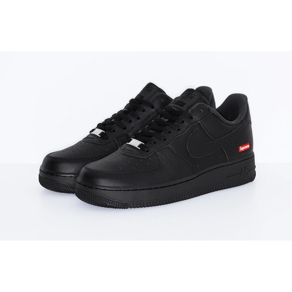 Supreme x Nike Air Force 1 CU9225-100 CU9225-001 黑白兩色-細節圖5