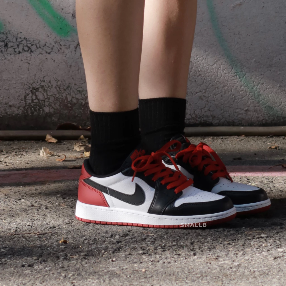 Air Jordan 1 Low OG ＂Black Toe＂CZ0790/0858-106 黑紅 黑腳趾-細節圖2