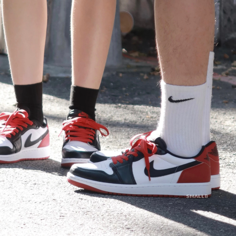 Air Jordan 1 Low OG ＂Black Toe＂CZ0790/0858-106 黑紅 黑腳趾-細節圖3