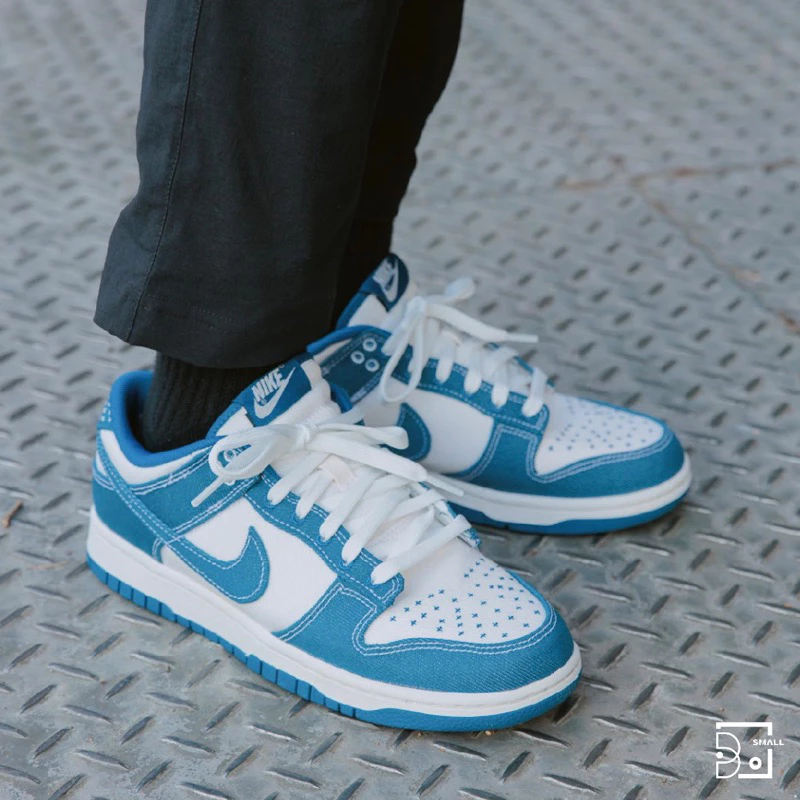 Nike Dunk Low SE DV0834-101 DV0834-100 牛仔布 單寧藍 米-細節圖2