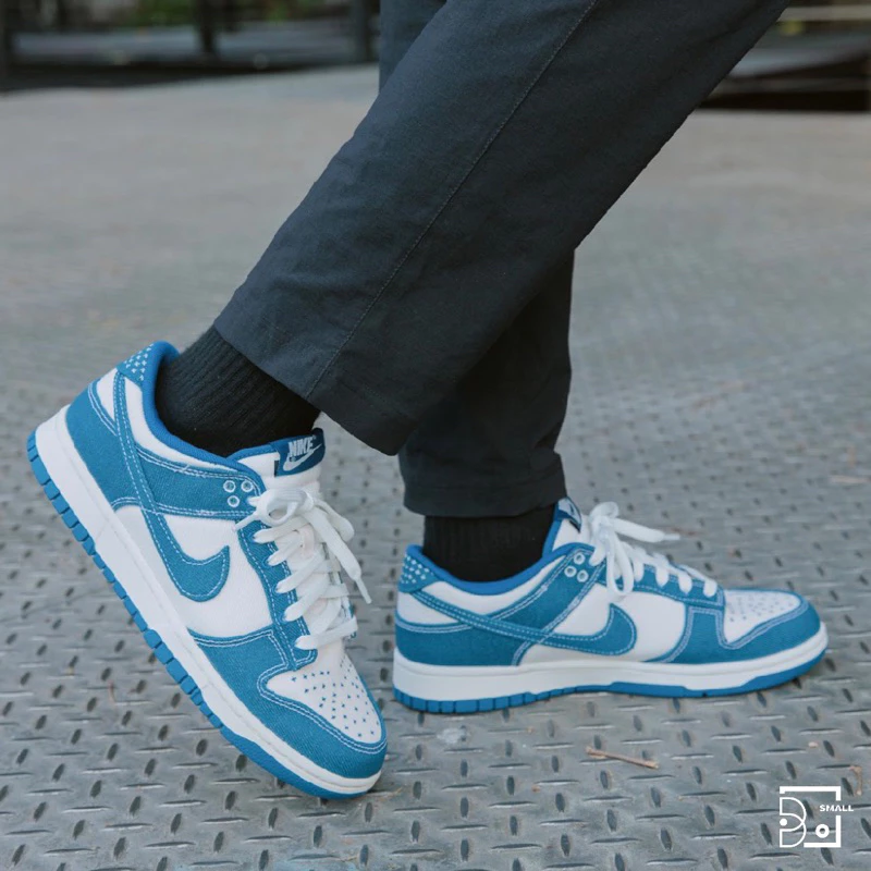Nike Dunk Low SE DV0834-101 DV0834-100 牛仔布 單寧藍 米-細節圖3