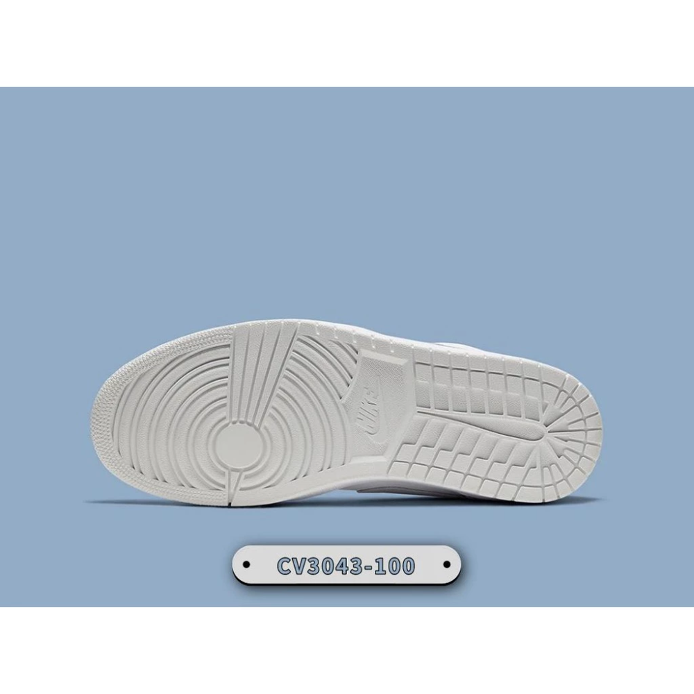 Air Jordan 1 Low PARIS 巴黎 灰藍 麂皮 天空藍 CV3043-100-細節圖8