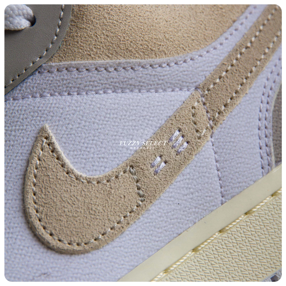 Air Jordan 1 Low Craft Tech Grey 麂皮 灰白 DN1635-002-細節圖6