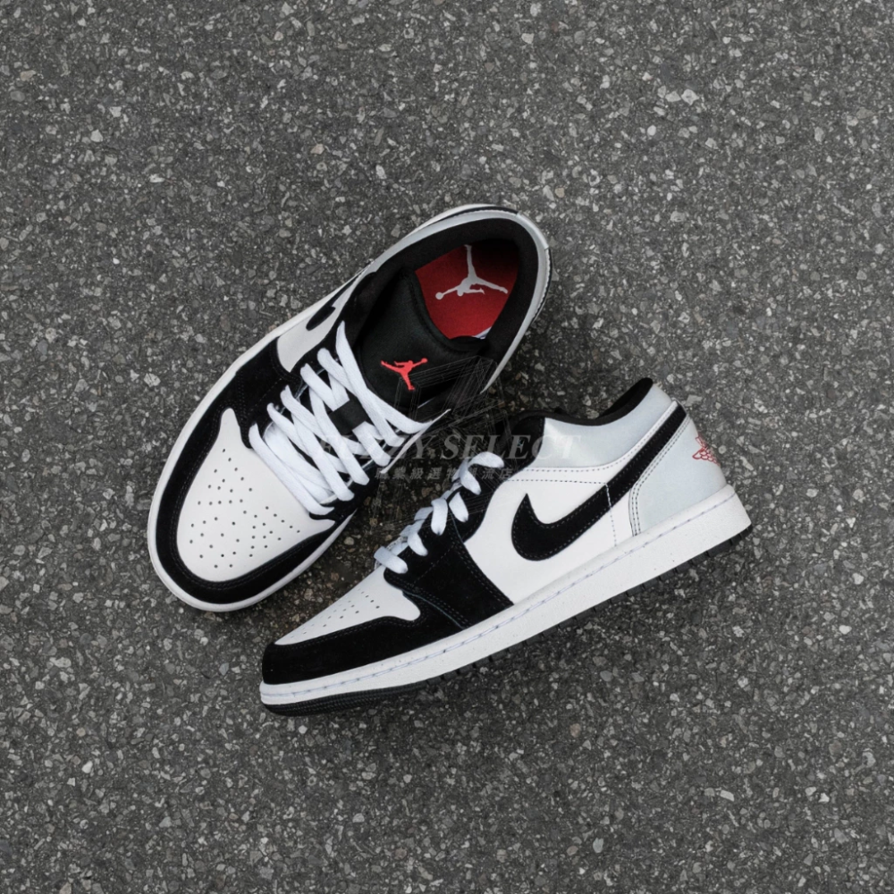 Air Jordan 1 Low 幻影灰 煙灰 反光 HF3148-106 HF3188-106-細節圖3