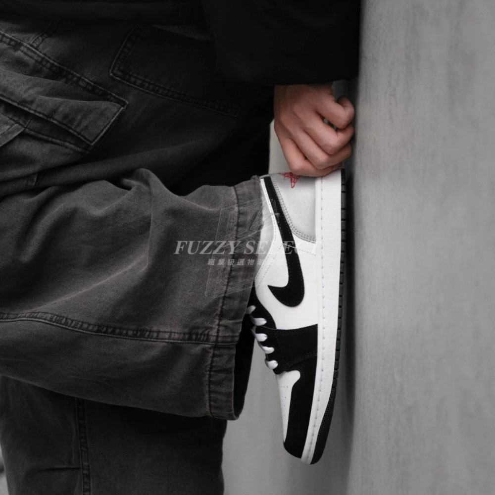 Air Jordan 1 Low 幻影灰 煙灰 反光 HF3148-106 HF3188-106-細節圖5