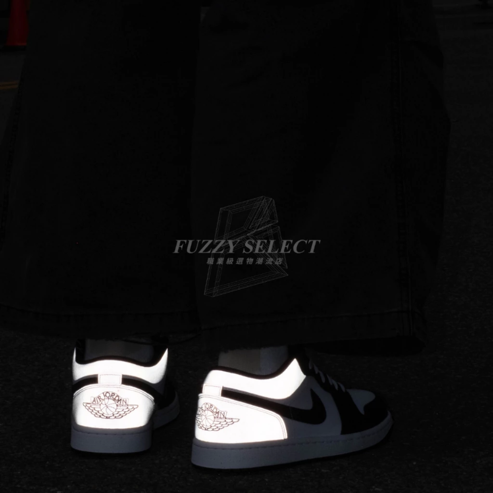 Air Jordan 1 Low 幻影灰 煙灰 反光 HF3148-106 HF3188-106-細節圖6