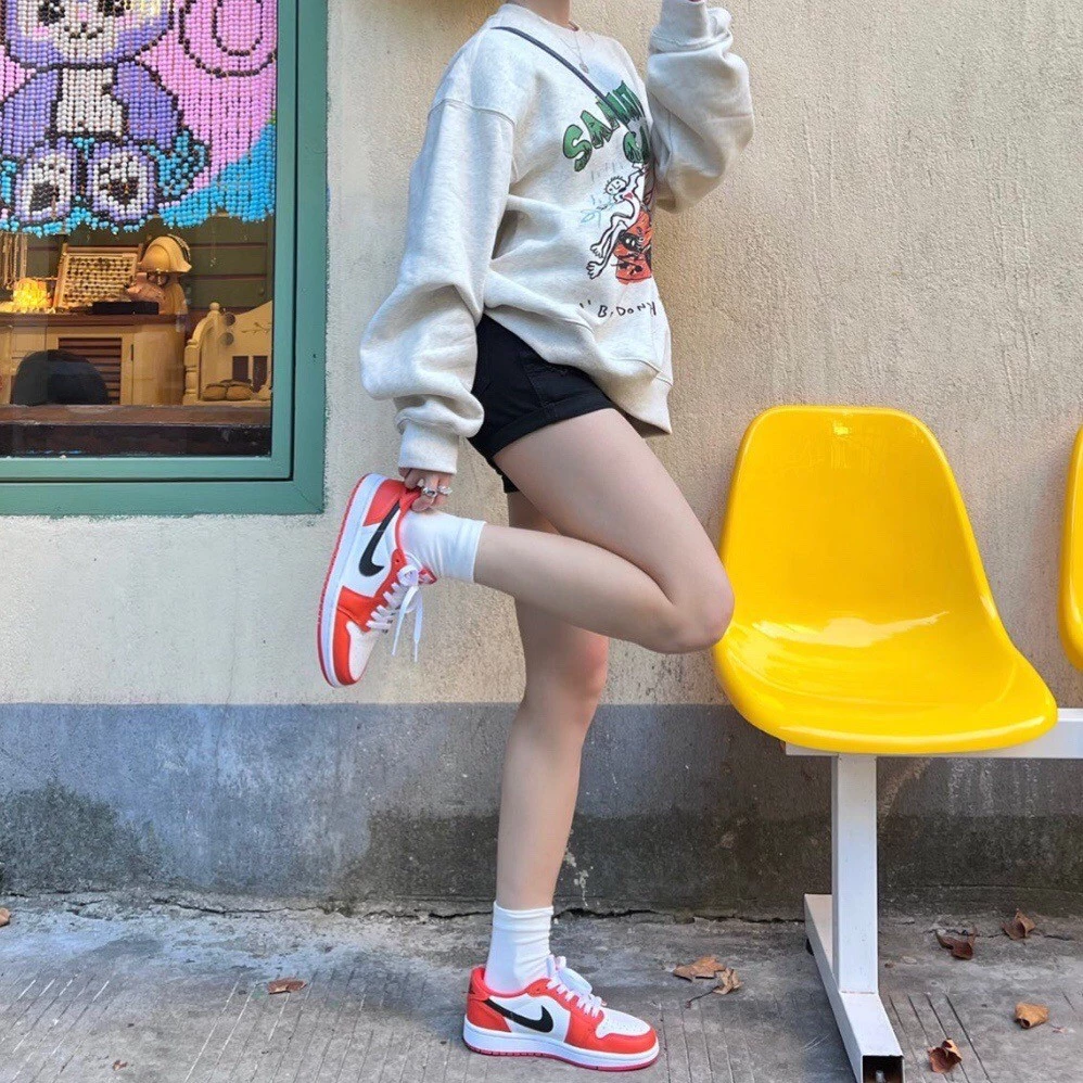 Air Jordan 1 Low OG 白橙 白橘 扣碎 CZ0790-801 CZ0775-801-細節圖6