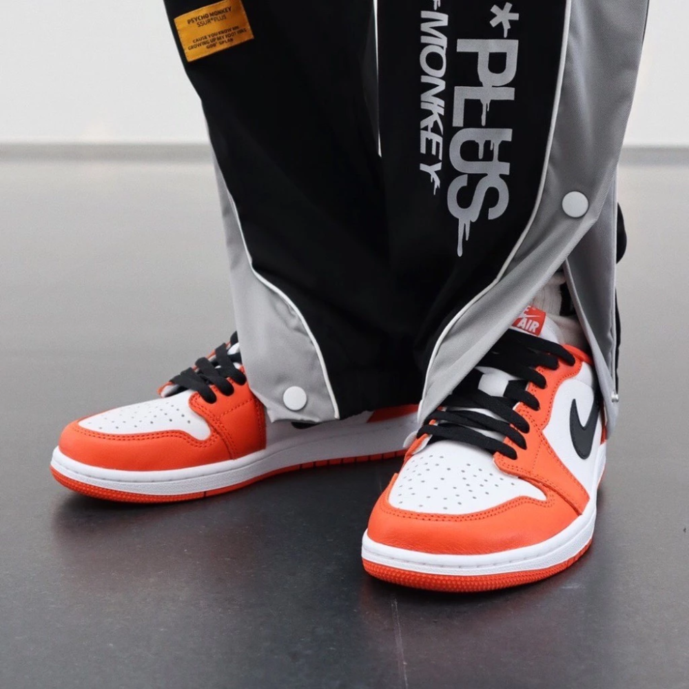 Air Jordan 1 Low OG 白橙 白橘 扣碎 CZ0790-801 CZ0775-801-細節圖8