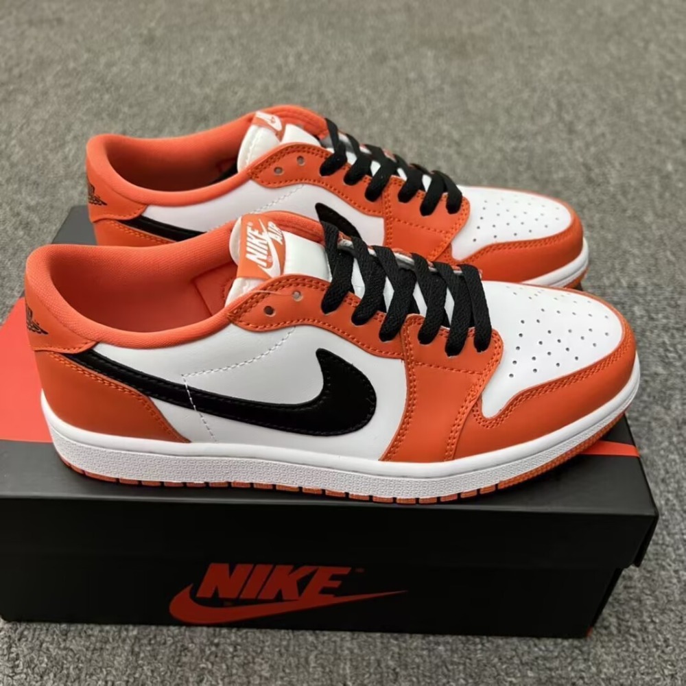 Air Jordan 1 Low OG 白橙 白橘 扣碎 CZ0790-801 CZ0775-801-規格圖9