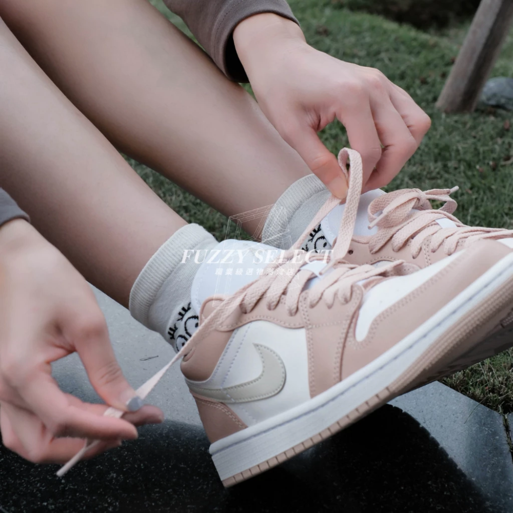 Air Jordan 1 Low 紫黃 DC0774-501 柔霧粉 粉灰 DC0774-120-細節圖3