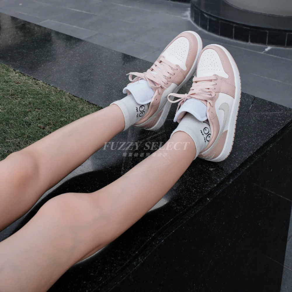 Air Jordan 1 Low 紫黃 DC0774-501 柔霧粉 粉灰 DC0774-120-細節圖4