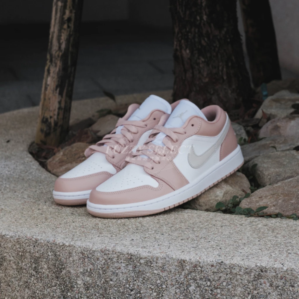 Air Jordan 1 Low 紫黃 DC0774-501 柔霧粉 粉灰 DC0774-120-細節圖5