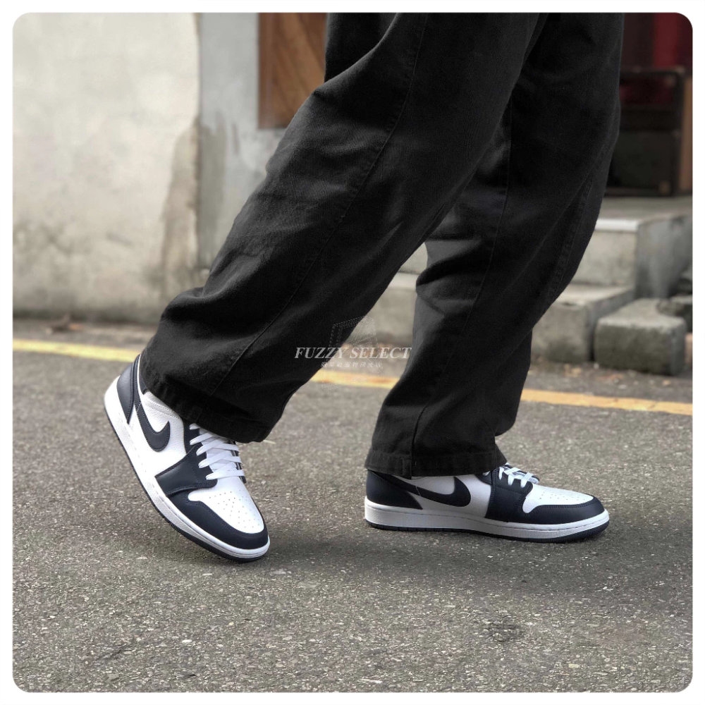 Air Jordan 1 Mid Obsidian 黑曜石 深藍 金標 554724-174-細節圖5
