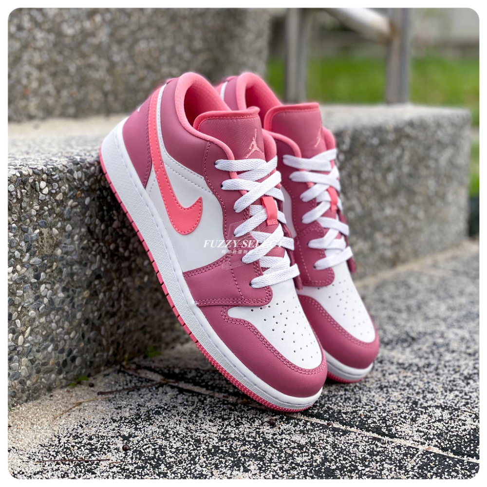 Air Jordan 1 Low GS Desert Berry 熊抱哥 草莓粉 553560-616-細節圖2