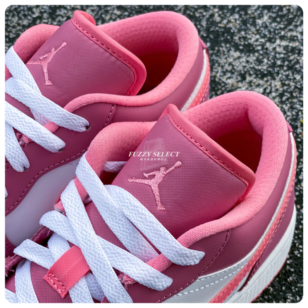 Air Jordan 1 Low GS Desert Berry 熊抱哥 草莓粉 553560-616-細節圖7