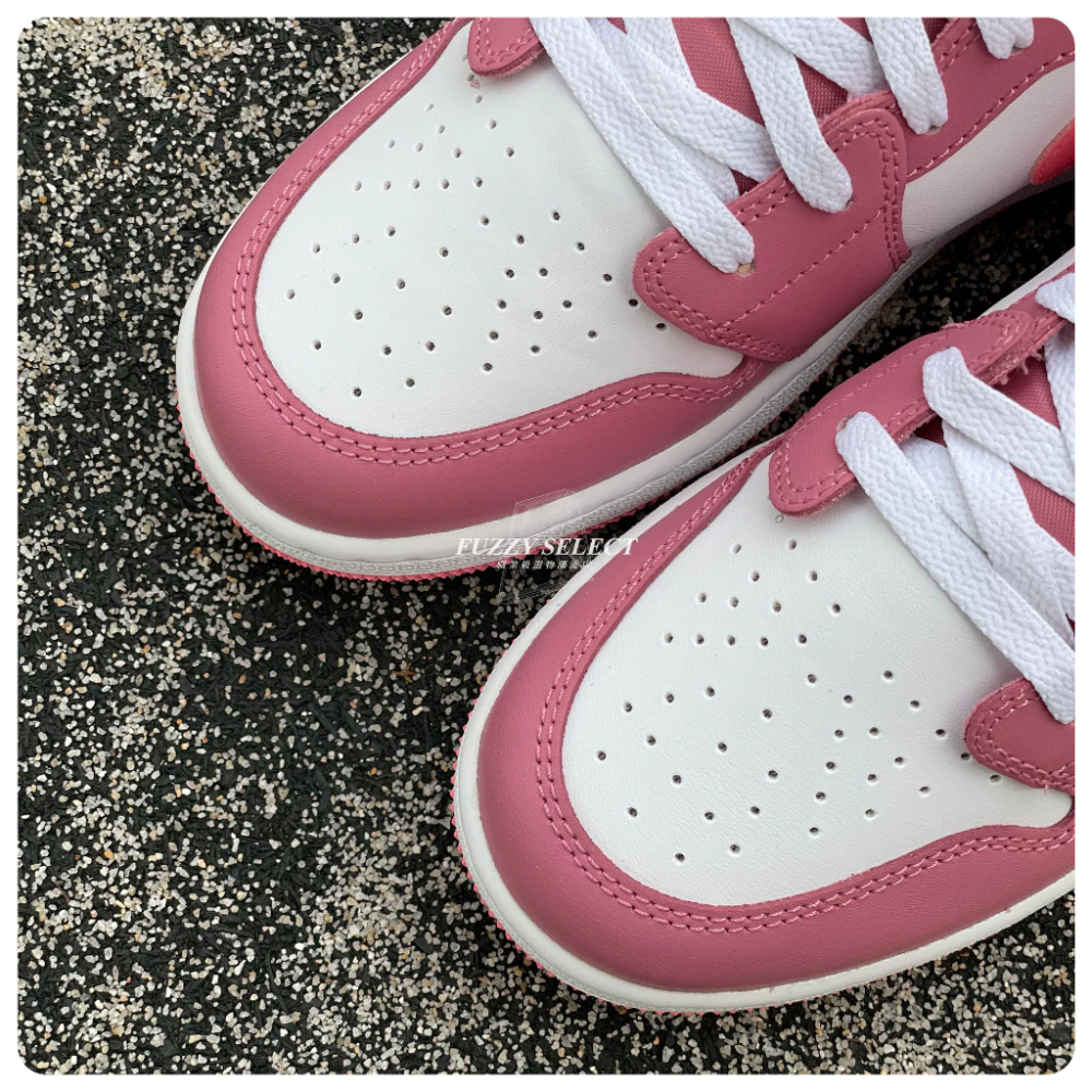 Air Jordan 1 Low GS Desert Berry 熊抱哥 草莓粉 553560-616-細節圖8