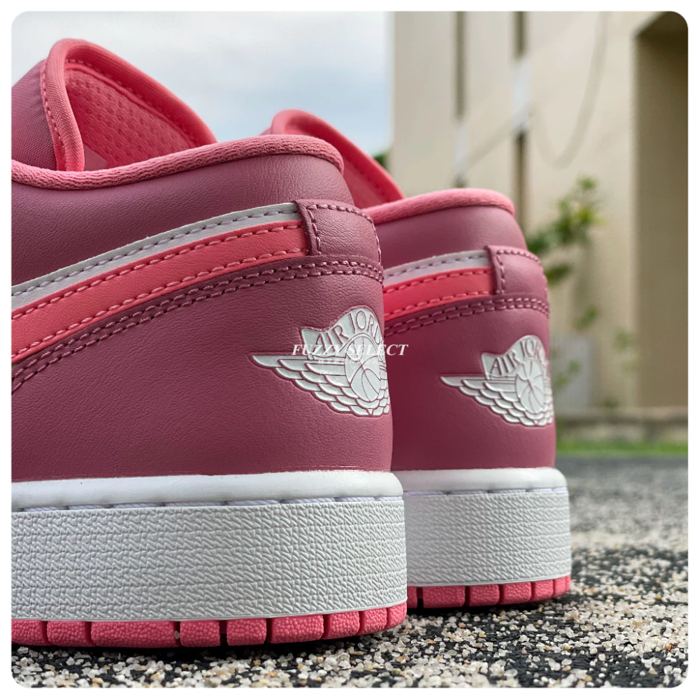 Air Jordan 1 Low GS Desert Berry 熊抱哥 草莓粉 553560-616-細節圖9