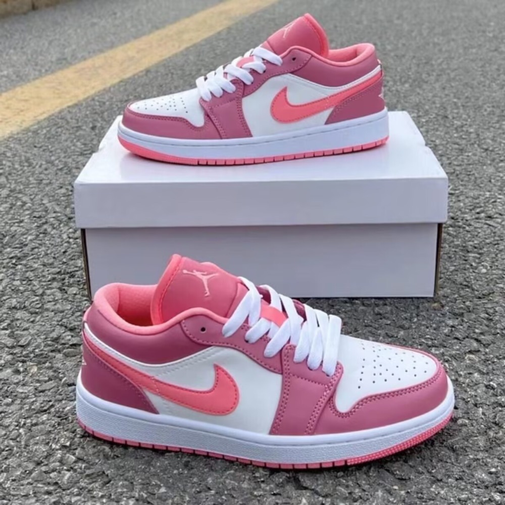 Air Jordan 1 Low GS Desert Berry 熊抱哥 草莓粉 553560-616-規格圖9
