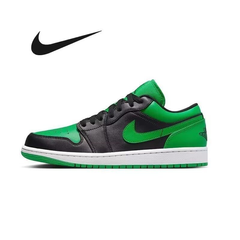 Air Jordan 1 Low Lucky Green 幸運綠 黑綠 男鞋 553558-065-規格圖9
