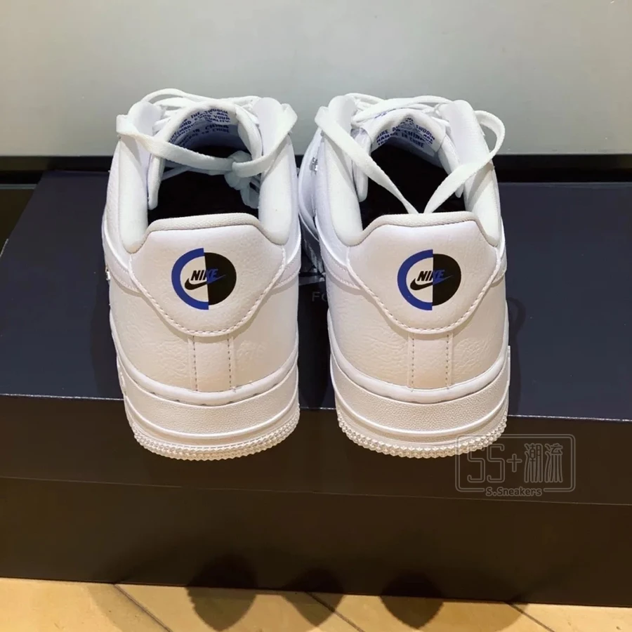 Nike Air Force 1 07 LX AF1 白 全白 白藍 白銀 小勾 銀勾 四勾 泫雅 CT1990-100-細節圖4