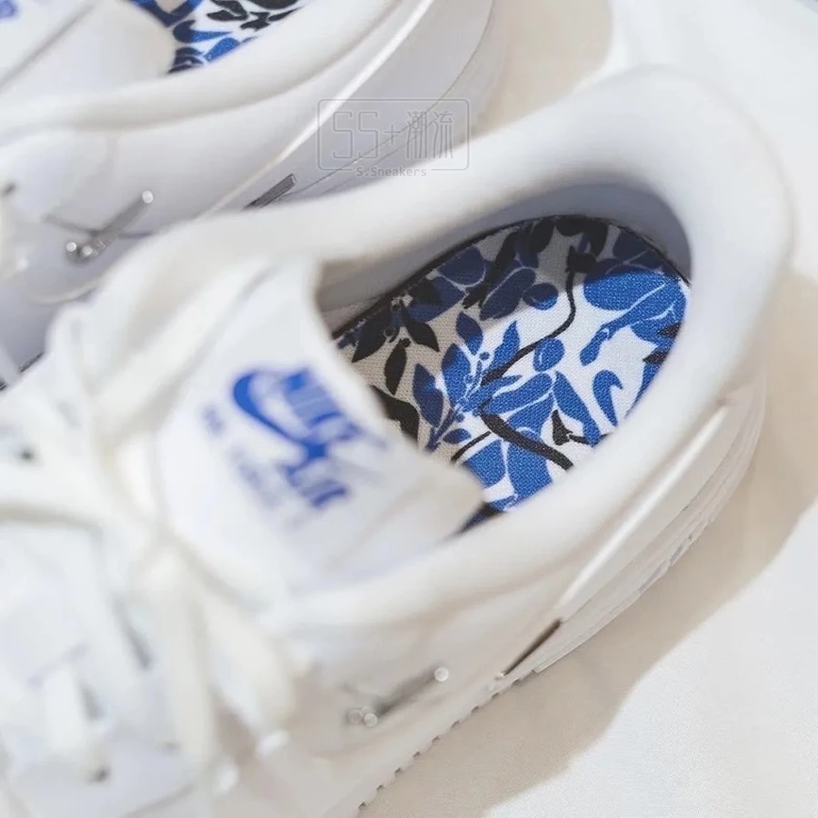 Nike Air Force 1 07 LX AF1 白 全白 白藍 白銀 小勾 銀勾 四勾 泫雅 CT1990-100-細節圖5