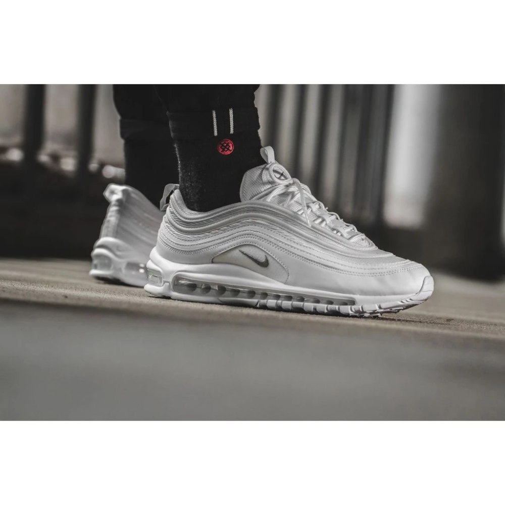 Nike Air Max 97 全白 灰勾 3M反光 休閒鞋 慢跑鞋 921826-101-細節圖6