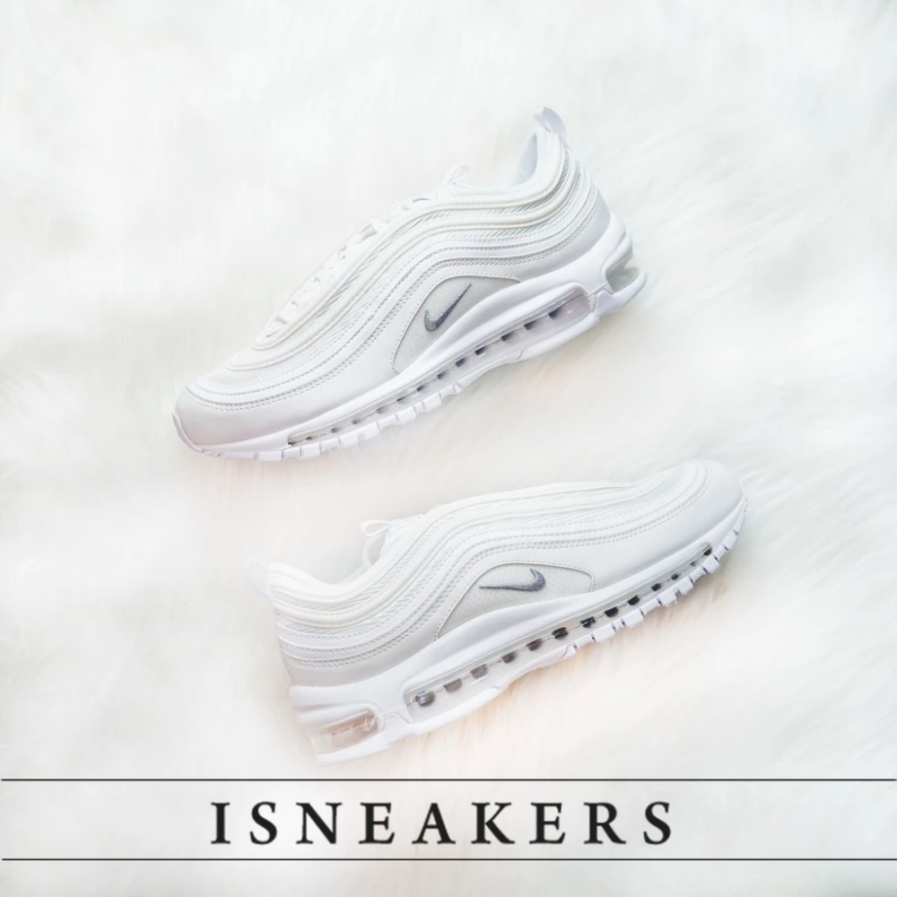 Nike Air Max 97 全白 灰勾 3M反光 休閒鞋 慢跑鞋 921826-101-規格圖8