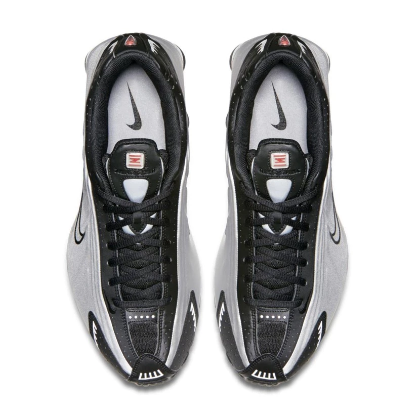 NIKE SHOX R4 OG 黑銀紅 Black Metallic Silver 彈簧 BV1111-008-細節圖3