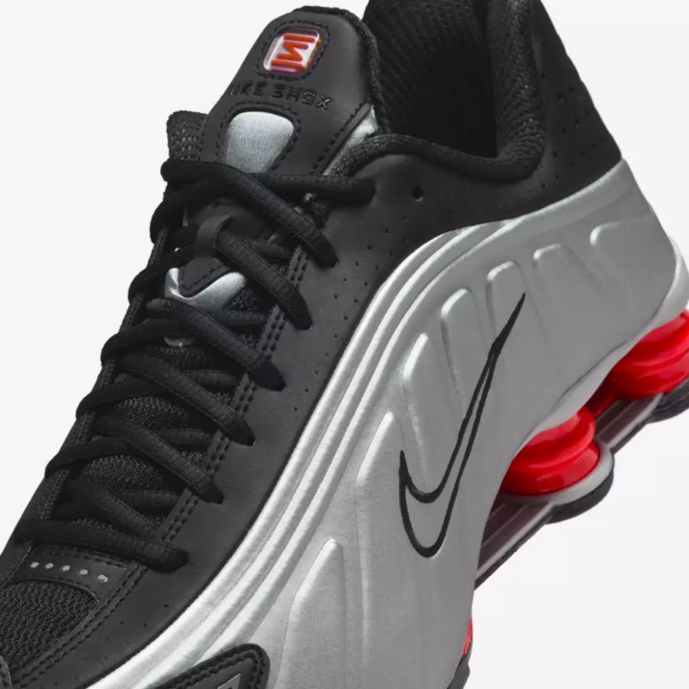 NIKE SHOX R4 OG 黑銀紅 Black Metallic Silver 彈簧 BV1111-008-細節圖5