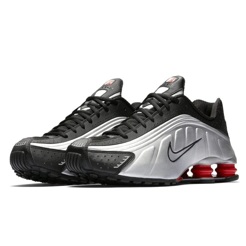 NIKE SHOX R4 OG 黑銀紅 Black Metallic Silver 彈簧 BV1111-008-細節圖7