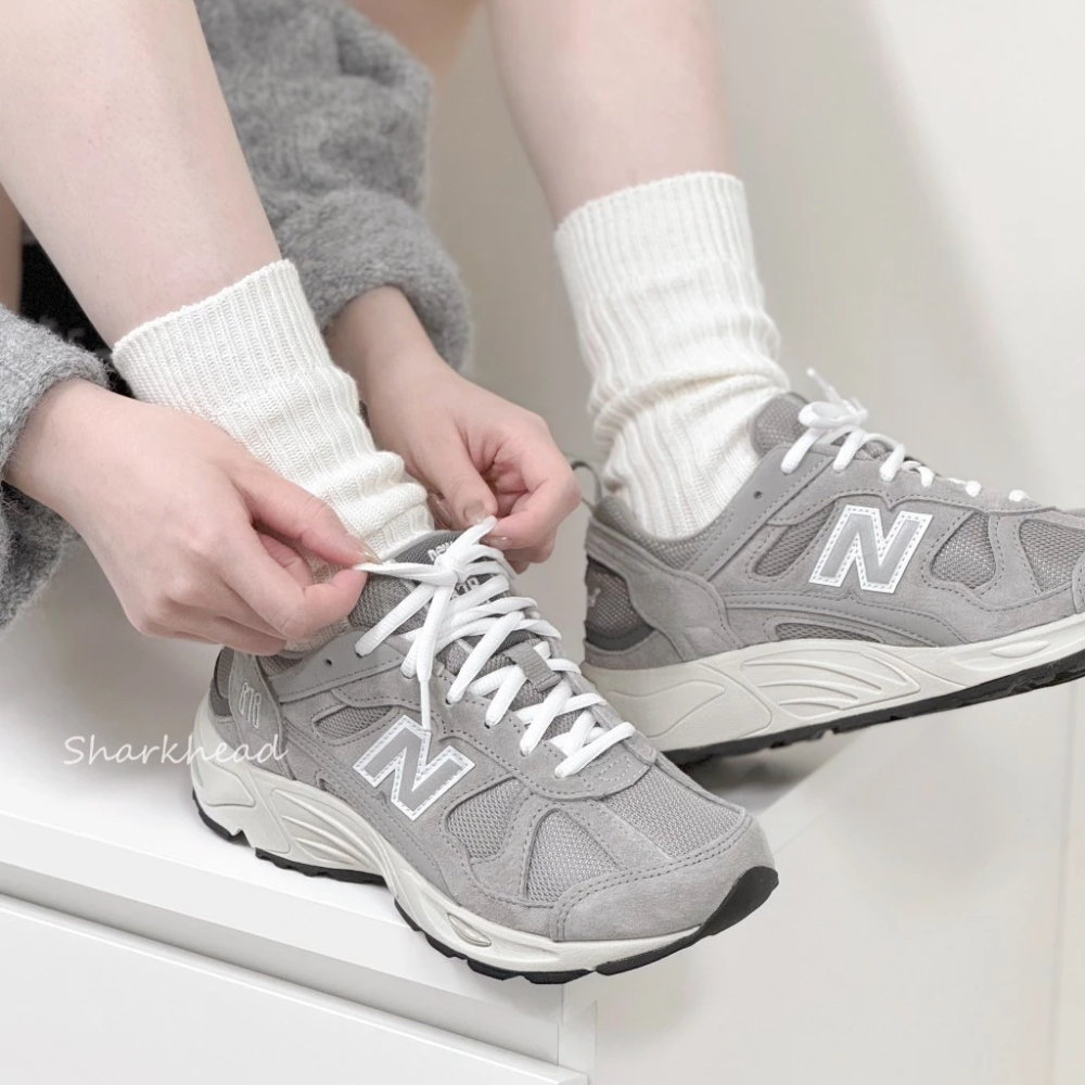 New Balance 878 慢跑鞋 老爹鞋 元祖灰 灰 CM878MC1-細節圖4