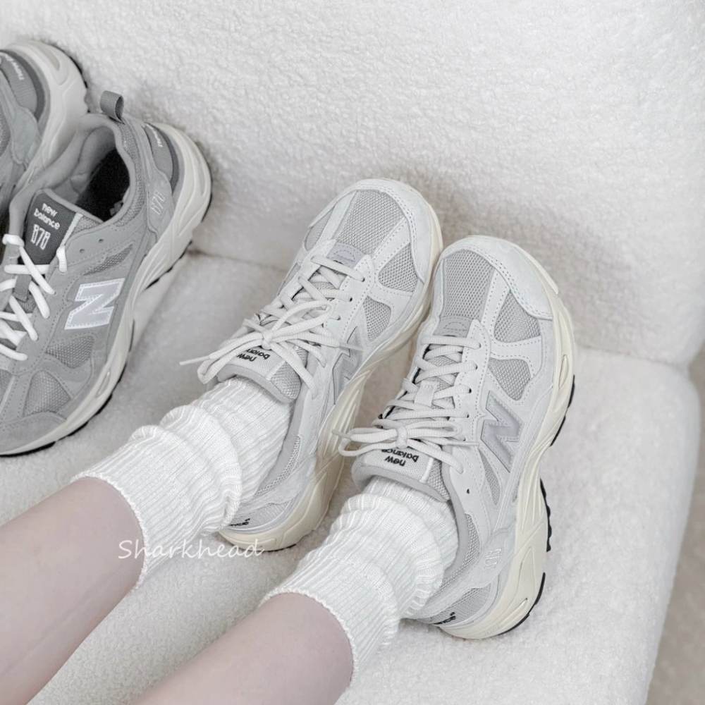 New Balance 878 慢跑鞋 老爹鞋 元祖灰 灰 CM878MC1-細節圖5