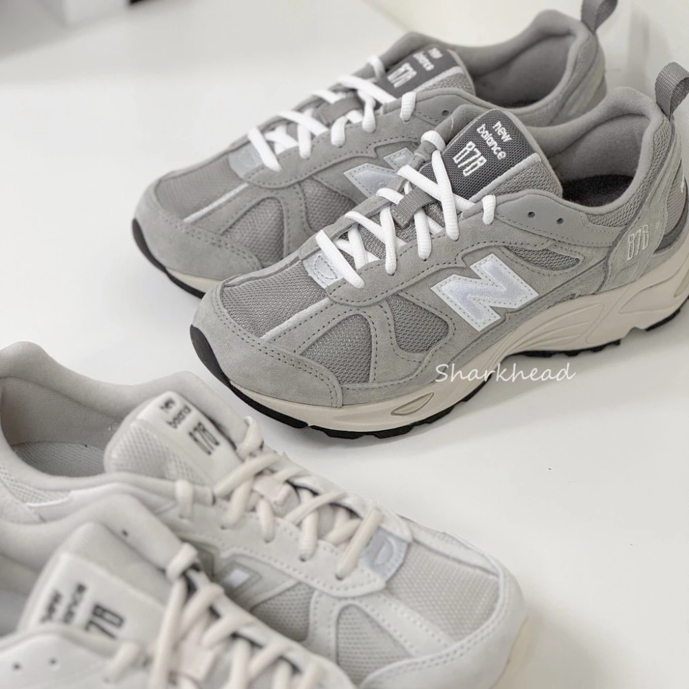 New Balance 878 慢跑鞋 老爹鞋 元祖灰 灰 CM878MC1-細節圖9