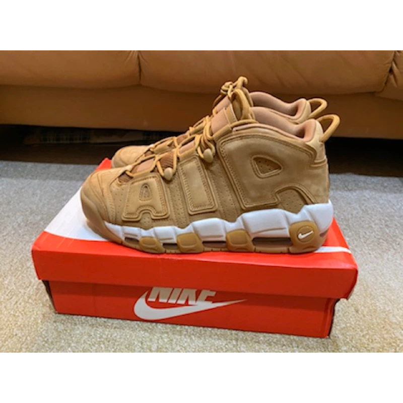 Nike AIR MORE UPTEMPO FLAX 大AIR 卡其 小麥 機能 全新公司貨 AA4060-200-細節圖2