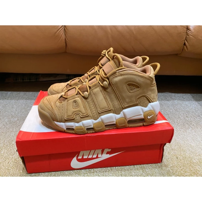 Nike AIR MORE UPTEMPO FLAX 大AIR 卡其 小麥 機能 全新公司貨 AA4060-200-規格圖3