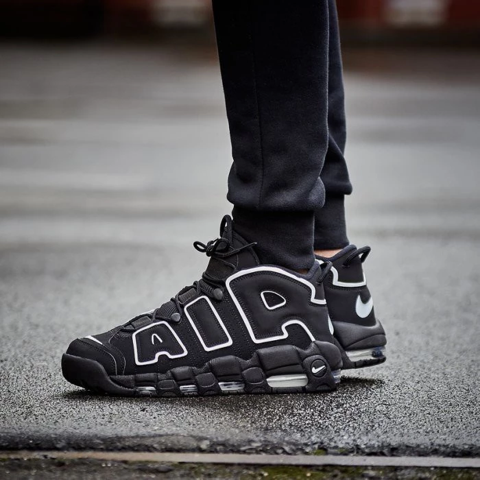 NIKE AIR MORE UPTEMPO PIPPEN 黑白 大AIR 籃球鞋 414962-002-規格圖3