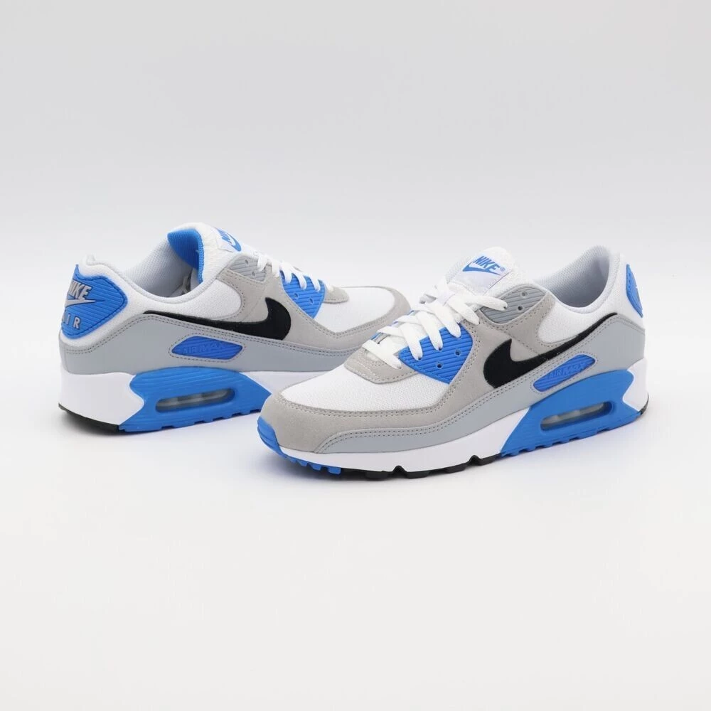 NIKE AIR MAX 90 底特律獅子照片藍白黑灰FN6958-102-細節圖8