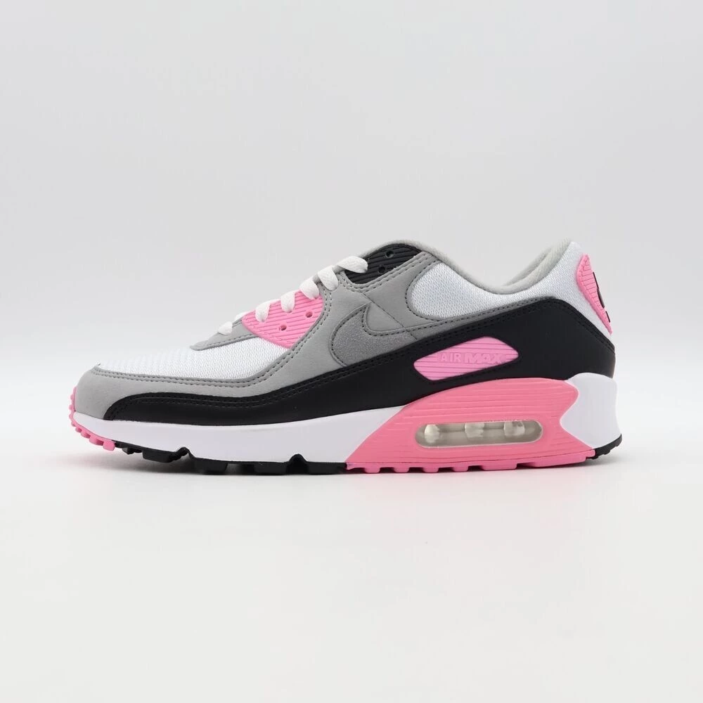 NIKE AIR MAX 90 RECRAFT 玫瑰白顆粒灰粉煙CD0490-102-細節圖2