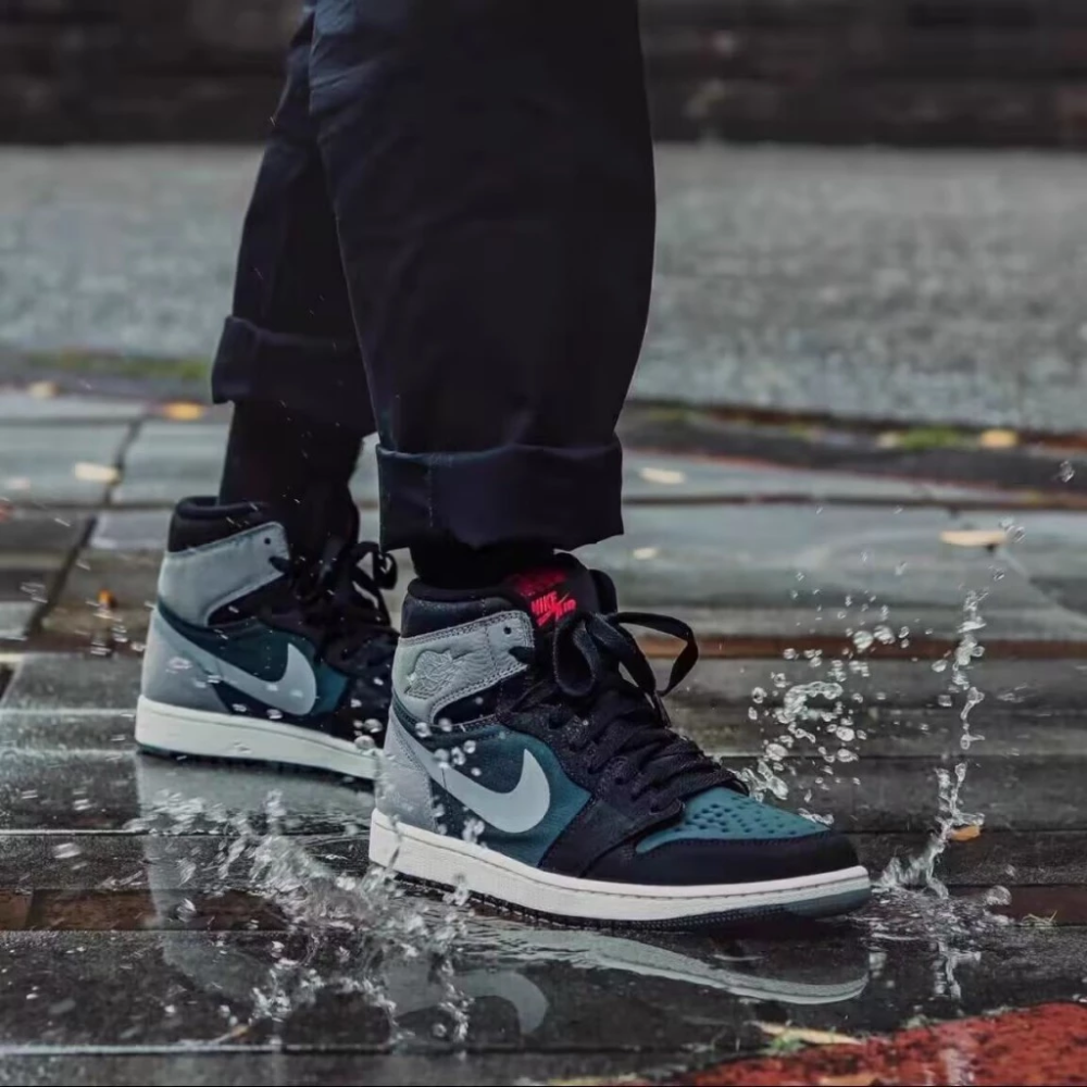 Air Jordan 1 Element Gore-Tex 男運動鞋 復古籃球鞋 防水 黑綠灰 DB2889-001-規格圖8