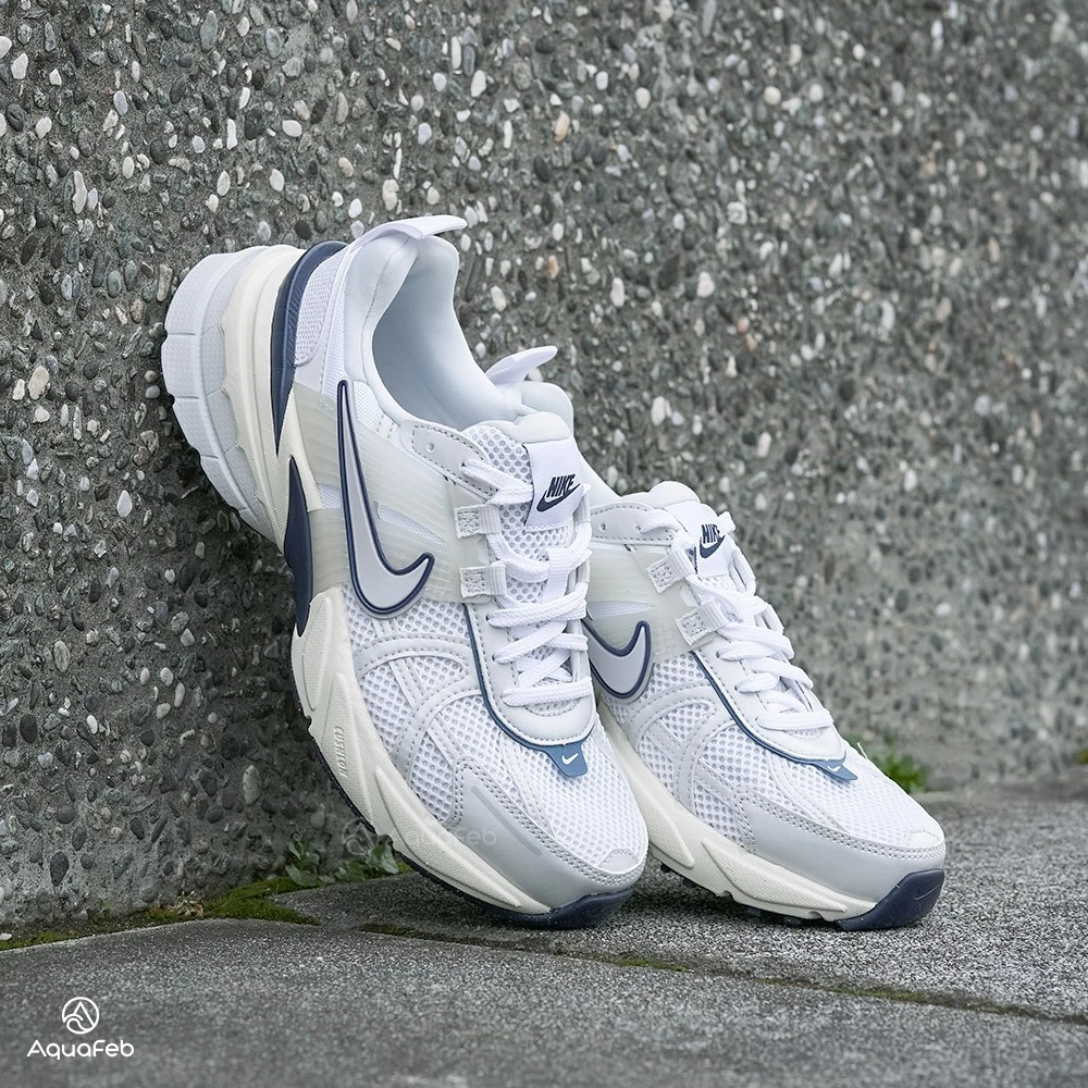 Nike W V2K Run 女 白藍 復古 網布 奶油底 Y2K 運動 休閒 休閒鞋 FD0736-102-細節圖3