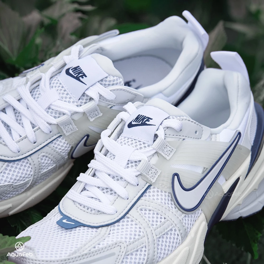 Nike W V2K Run 女 白藍 復古 網布 奶油底 Y2K 運動 休閒 休閒鞋 FD0736-102-細節圖4