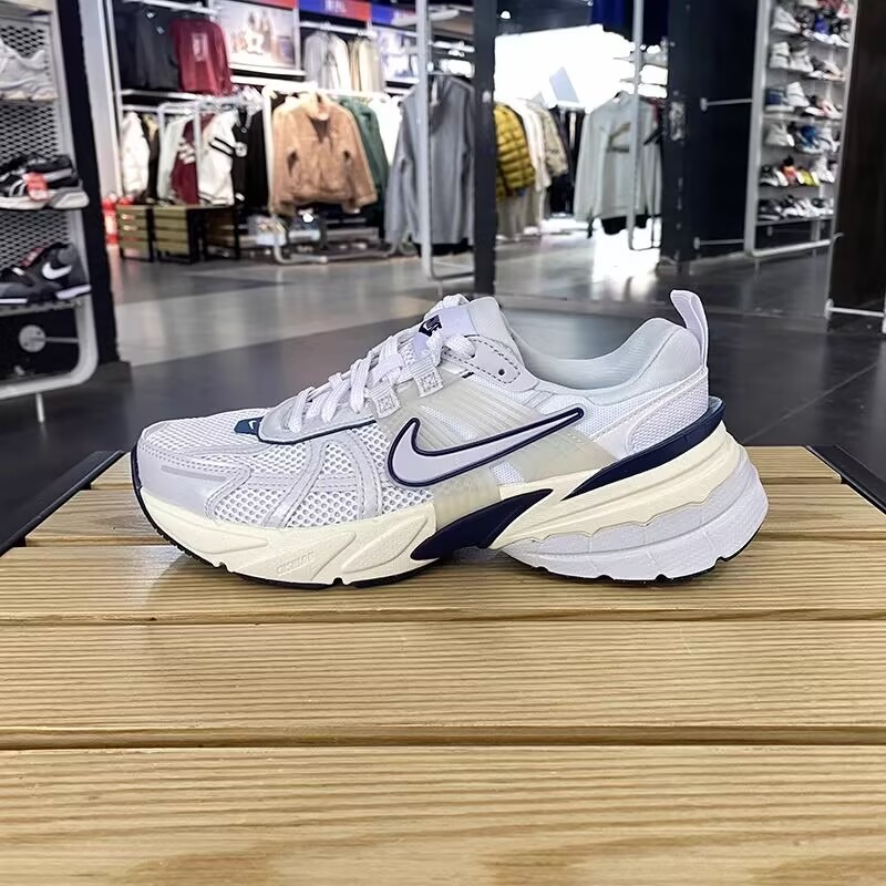 Nike W V2K Run 女 白藍 復古 網布 奶油底 Y2K 運動 休閒 休閒鞋 FD0736-102-規格圖9