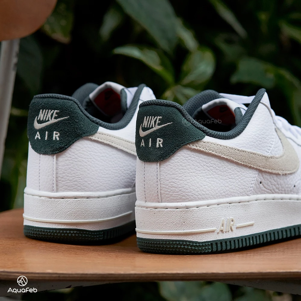 Nike Air Force 1 Low 男 黃綠 復古 運動 AF1 休閒 休閒鞋 HF1939-100-細節圖4