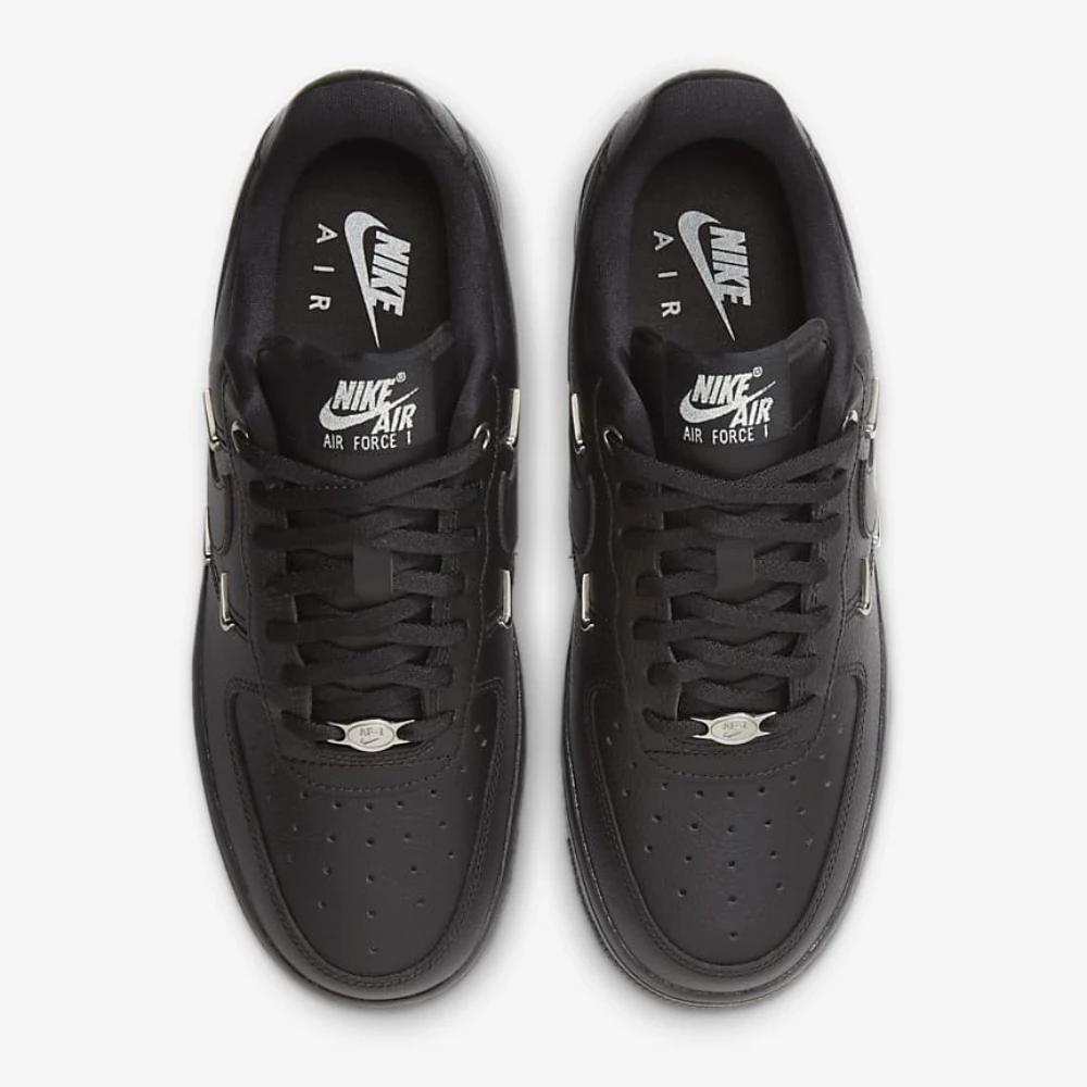 WMNS AIR FORCE 1 ＇07 LX 休閒鞋 小勾 女 黑 HQ1180-001-細節圖4