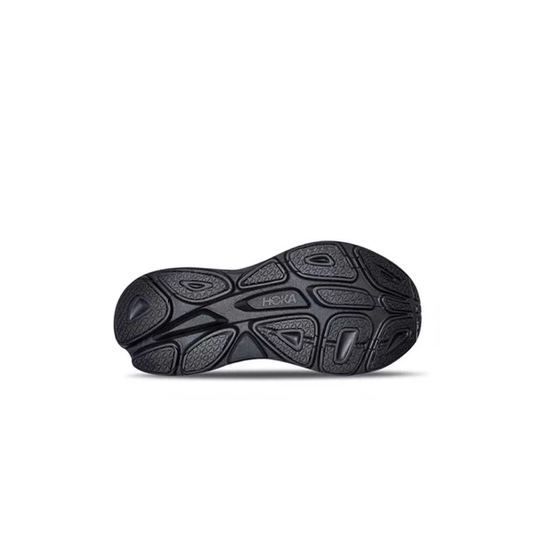 HOKA one one 男 女 Bondi 8 寬楦 路跑鞋 全黑  復古鞋 老爹鞋1127953-BBLC-細節圖4