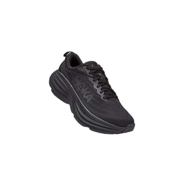 HOKA one one 男 女 Bondi 8 寬楦 路跑鞋 全黑  復古鞋 老爹鞋1127953-BBLC-細節圖5