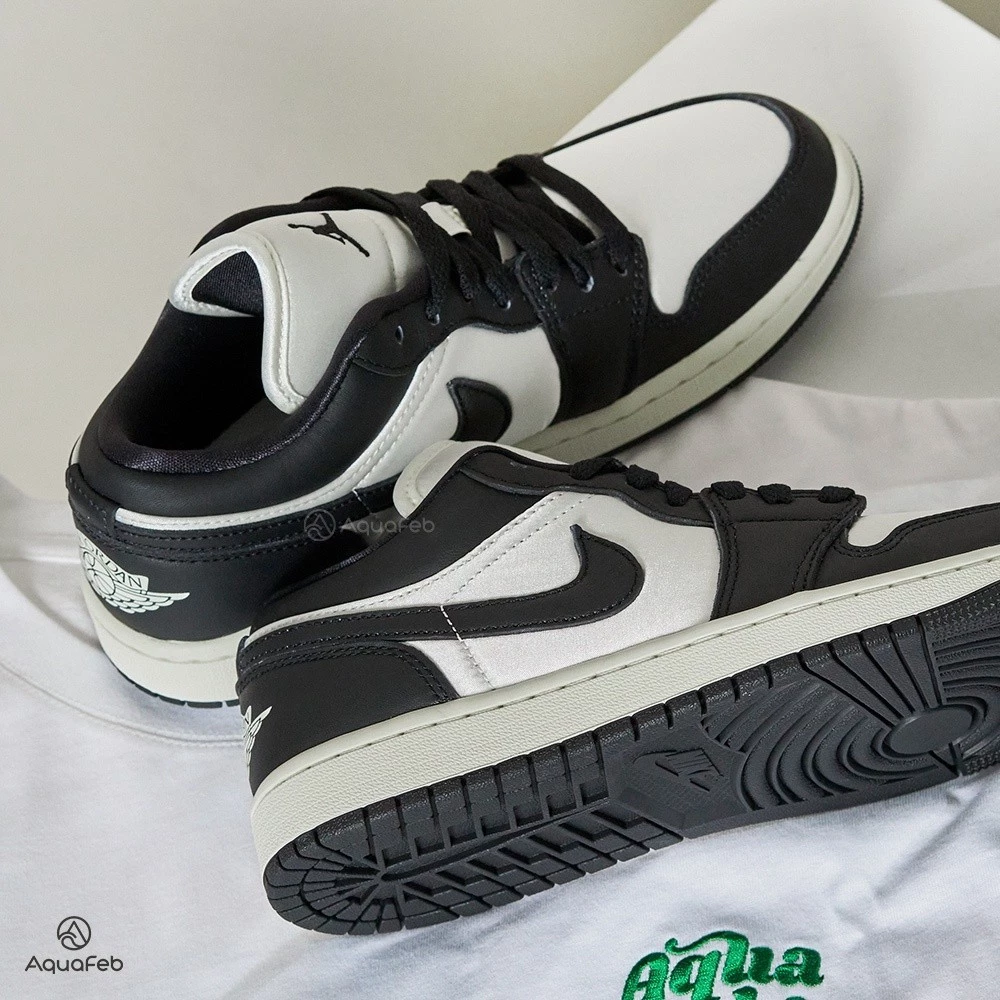Nike Air Jordan 1 Low Vintage Pand  黑白 AJ1 休閒鞋 FB9893-101-細節圖5