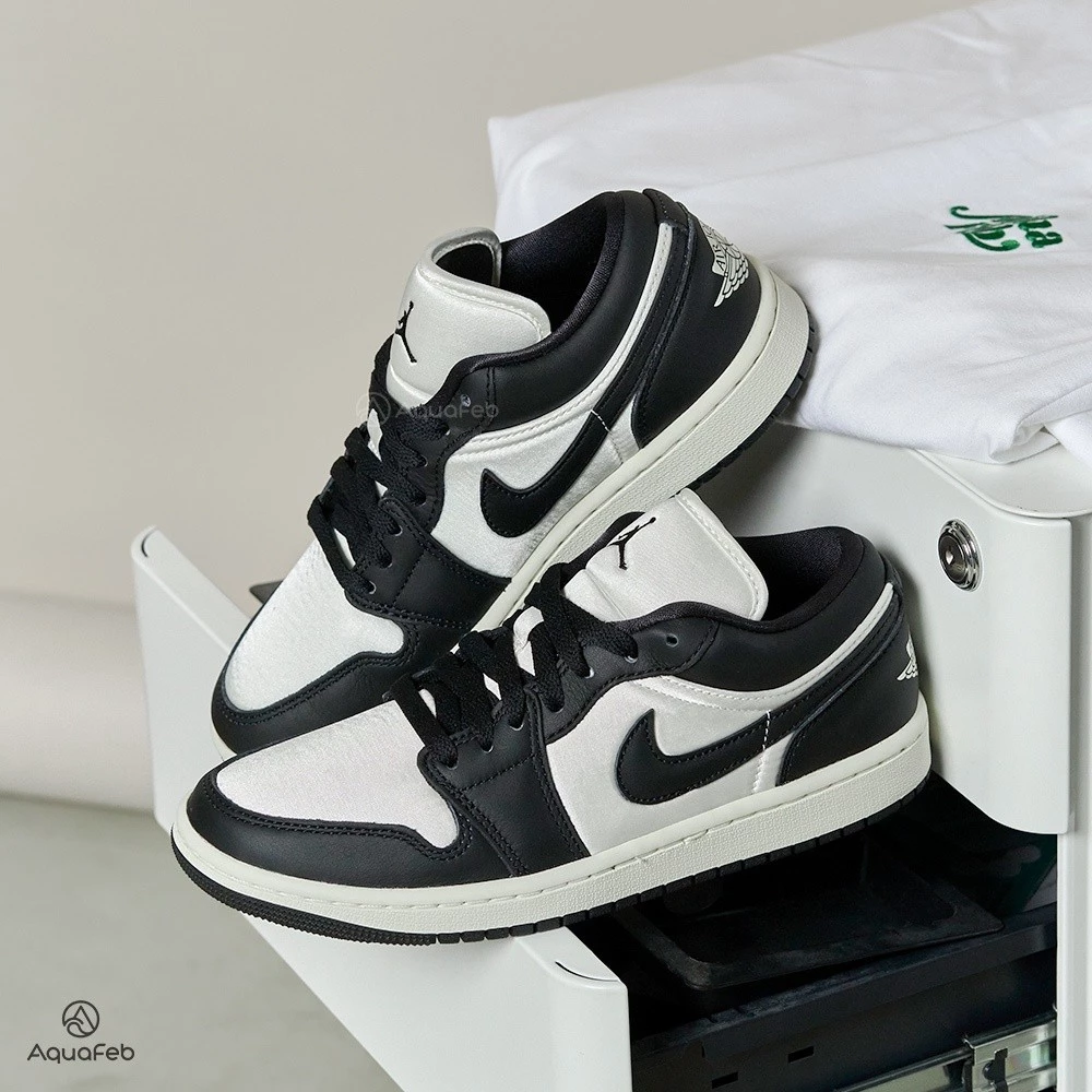 Nike Air Jordan 1 Low Vintage Pand  黑白 AJ1 休閒鞋 FB9893-101-細節圖6