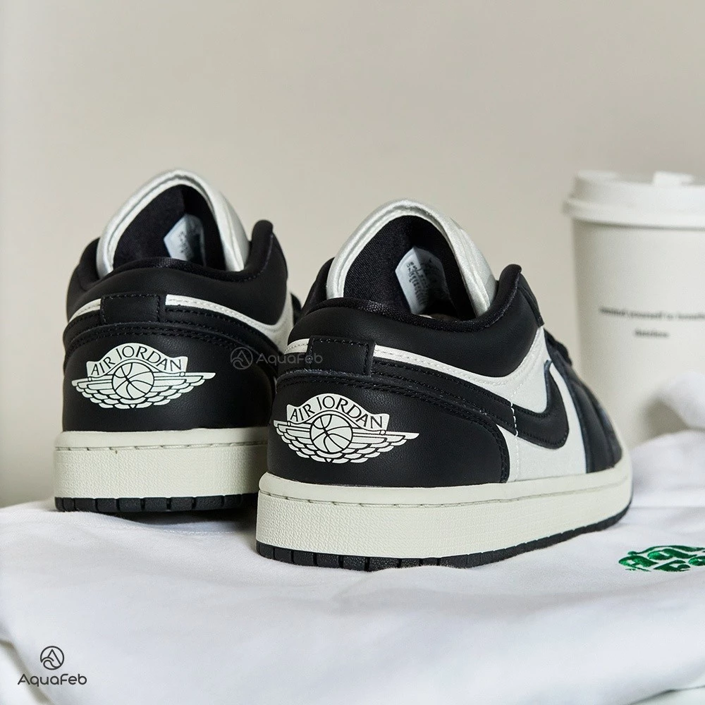 Nike Air Jordan 1 Low Vintage Pand  黑白 AJ1 休閒鞋 FB9893-101-細節圖7