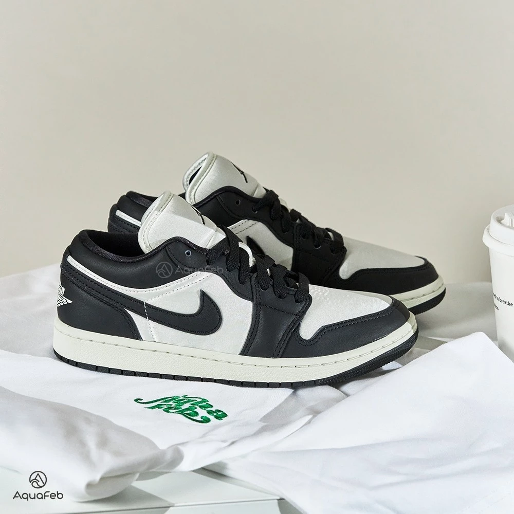 Nike Air Jordan 1 Low Vintage Pand  黑白 AJ1 休閒鞋 FB9893-101-規格圖9